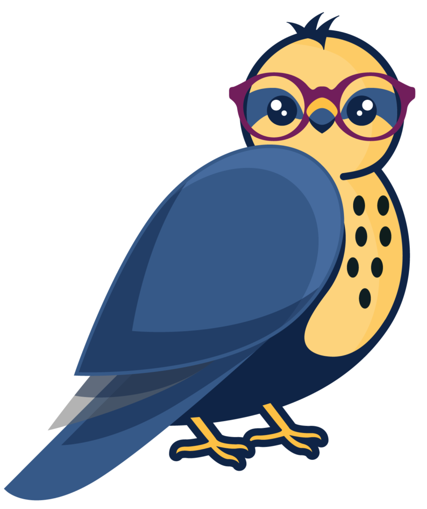 Merlin Day Academy Logo Bird